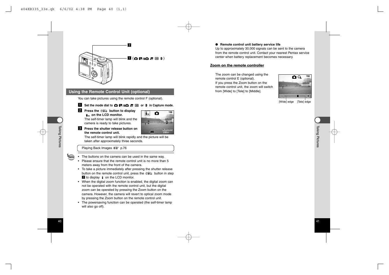Pentax 330RS User Manual | Page 22 / 70