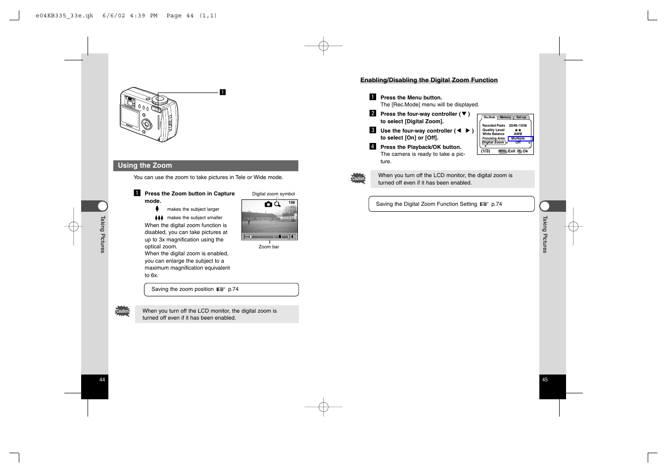 Pentax 330RS User Manual | Page 24 / 70