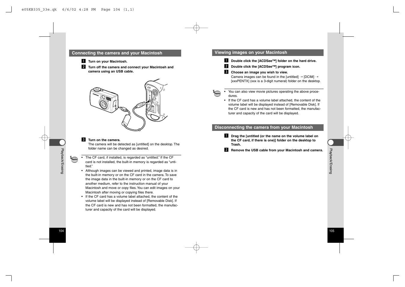 Pentax 330RS User Manual | Page 54 / 70