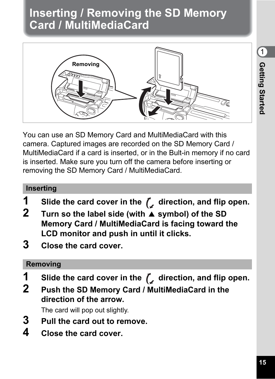 Pentax Optio 33LF User Manual | Page 17 / 106