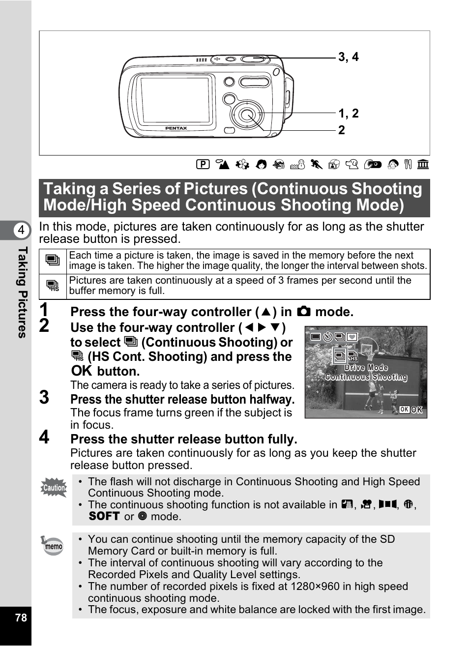 P.78), P.78 | Pentax Digital Camera Optio WP User Manual | Page 80 / 188