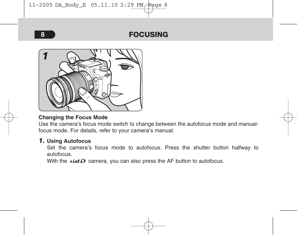 Pentax Digital Camera Lens User Manual | Page 10 / 32