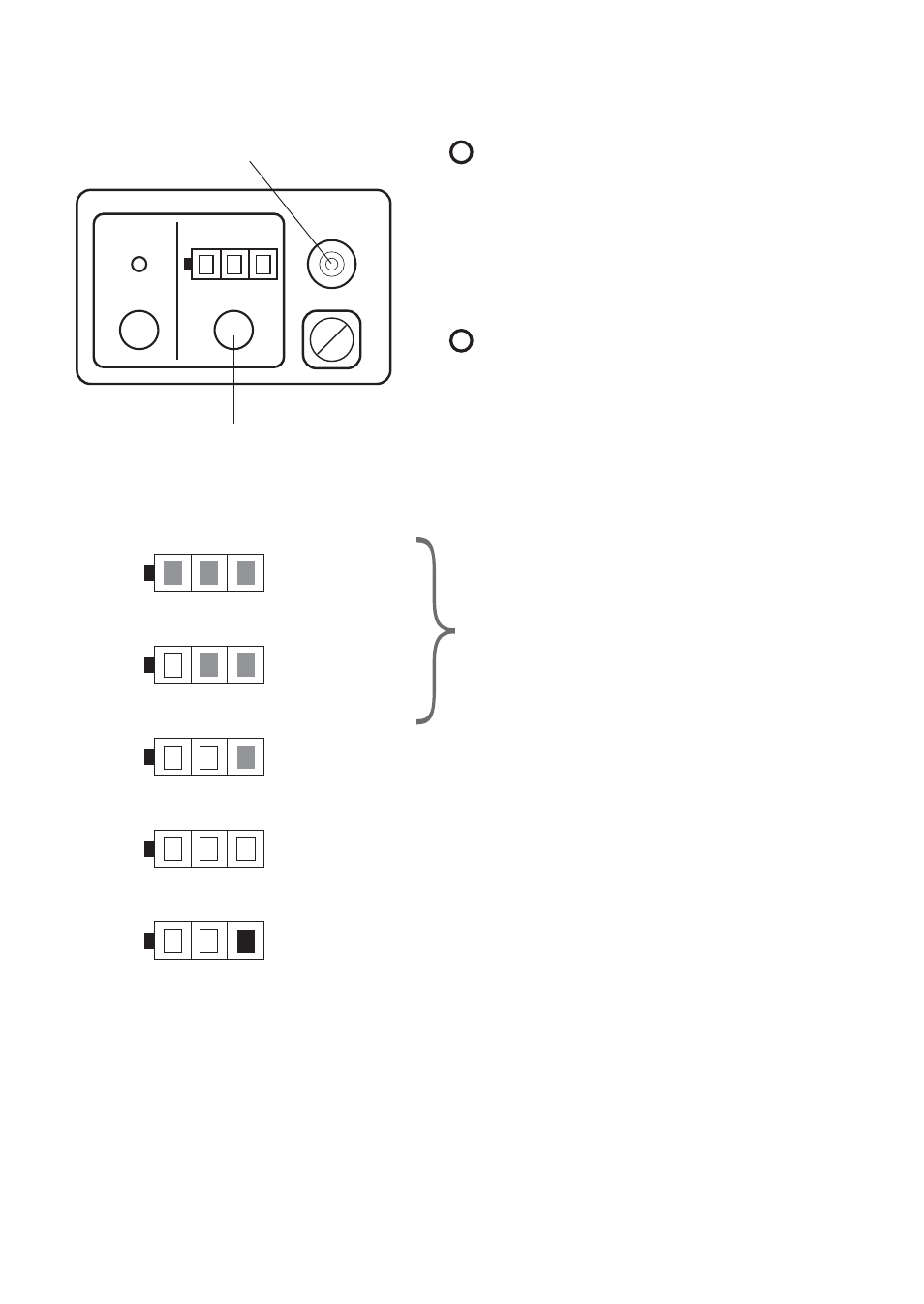 Off level display lamp battery check key | Pentax PLP-602R User Manual | Page 18 / 44