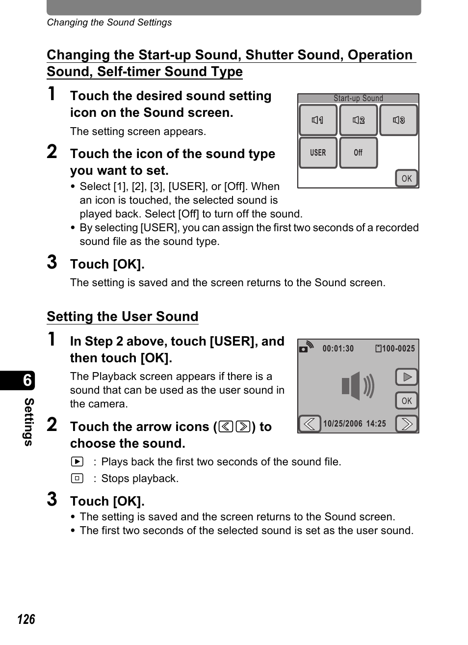 P.126 | Pentax Optio T20 User Manual | Page 128 / 168
