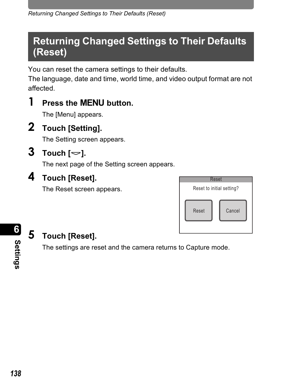 P.138 | Pentax Optio T20 User Manual | Page 140 / 168