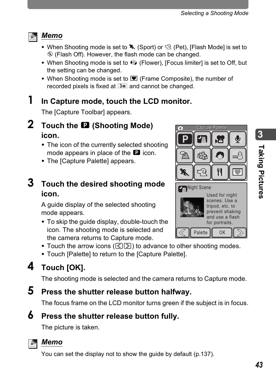 Pentax Optio T20 User Manual | Page 45 / 168