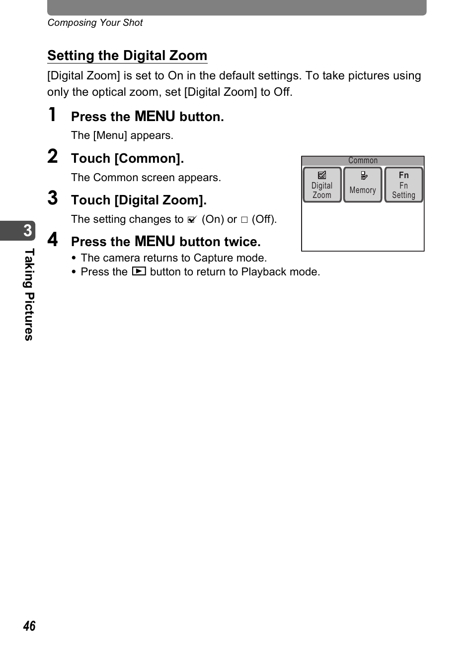 P.46 | Pentax Optio T20 User Manual | Page 48 / 168