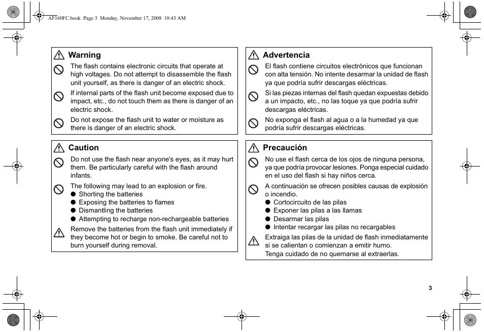 Pentax AF160FC User Manual | Page 4 / 45