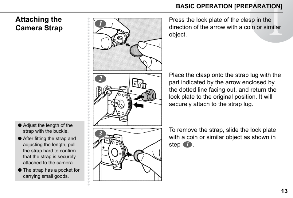 Attaching the camera strap | Pentax 67II User Manual | Page 15 / 84