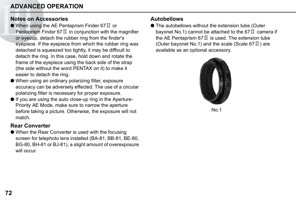 Pentax 67II User Manual | Page 74 / 84