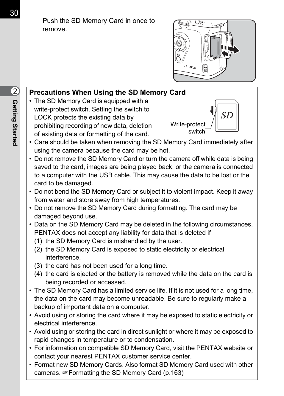 Pentax DS2 User Manual | Page 32 / 212