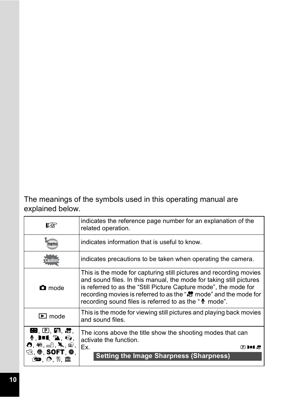 Pentax OptioWP User Manual | Page 12 / 188