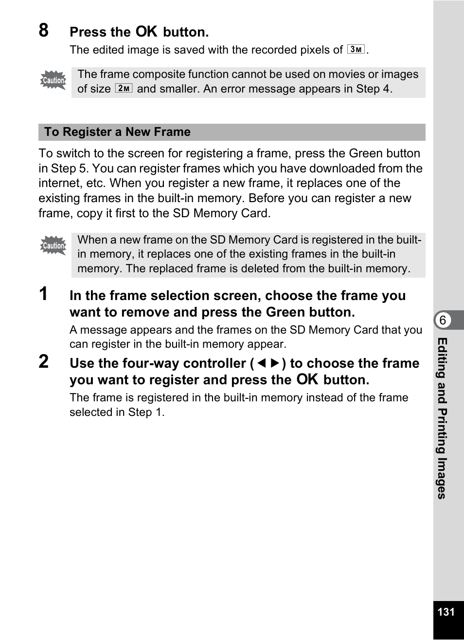 Pentax OptioWP User Manual | Page 133 / 188