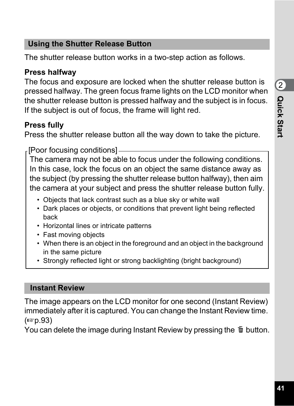 Pentax OptioWP User Manual | Page 43 / 188
