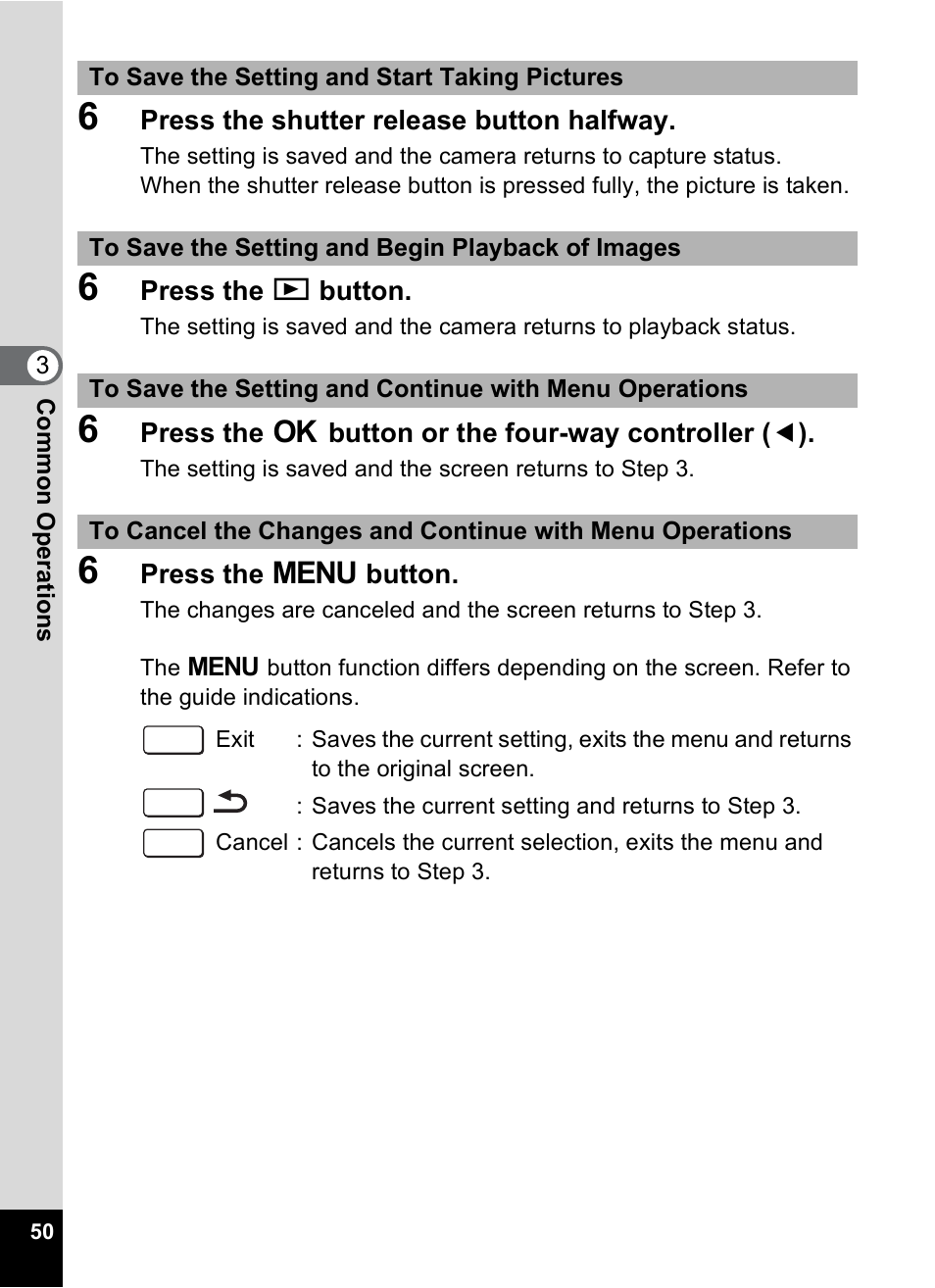 Pentax OptioWP User Manual | Page 52 / 188