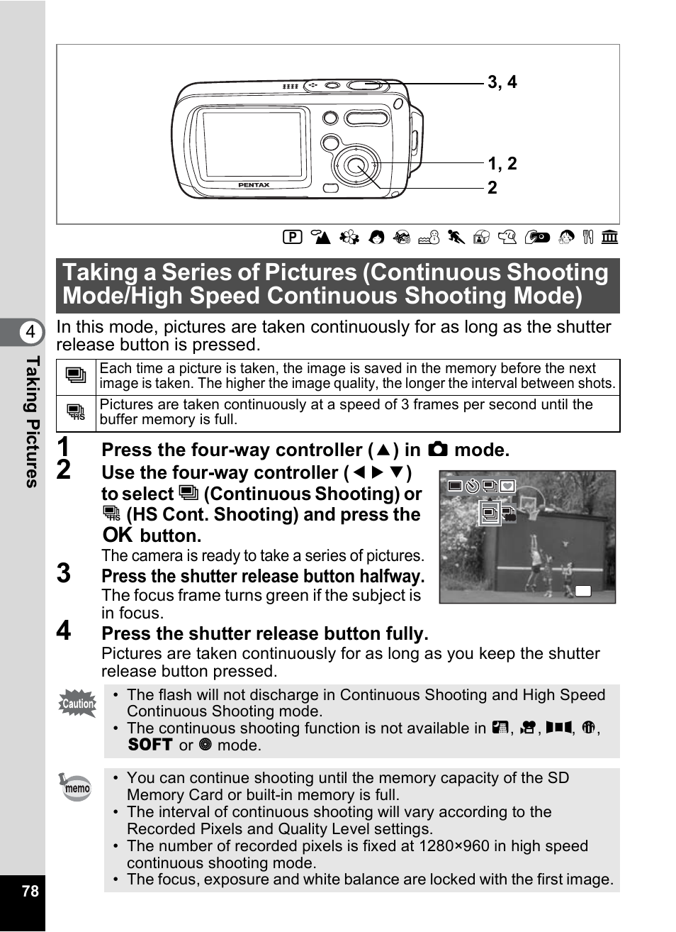 P.78), P.78 | Pentax OptioWP User Manual | Page 80 / 188