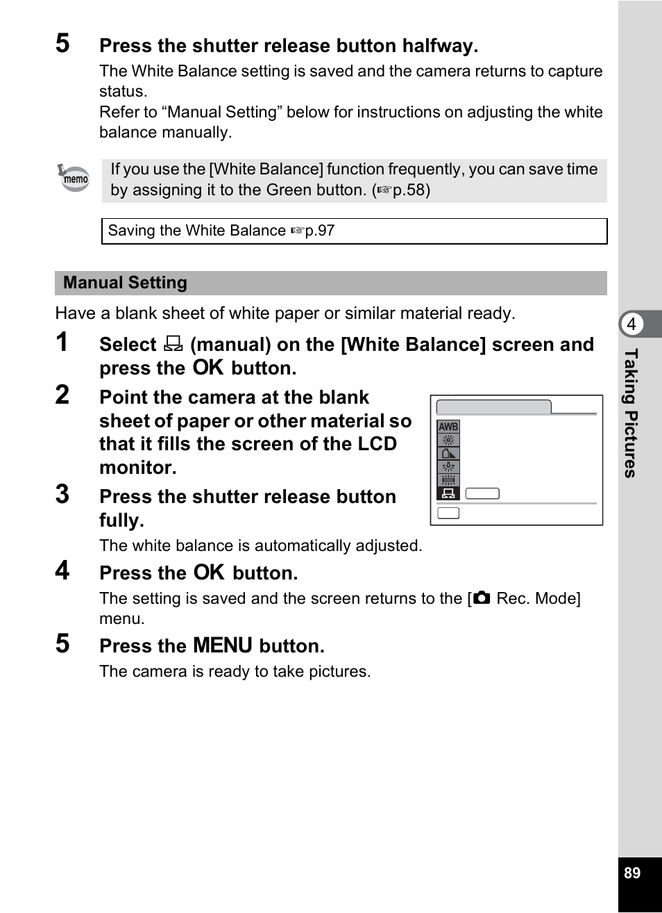 Pentax OptioWP User Manual | Page 91 / 188