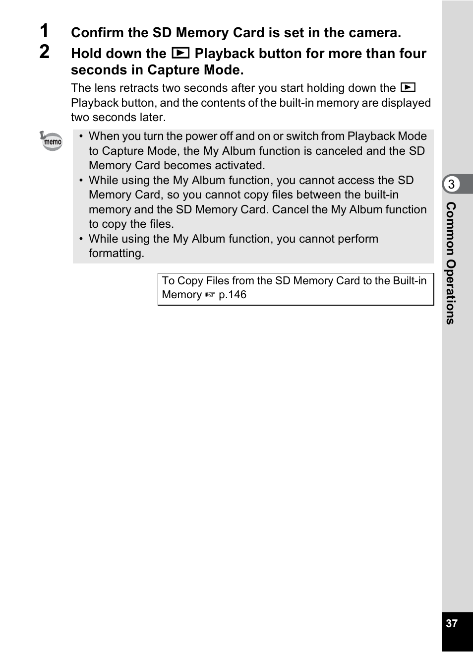 Pentax Optio S6 User Manual | Page 39 / 187