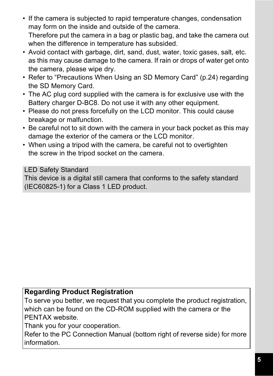 Pentax Optio S6 User Manual | Page 7 / 187