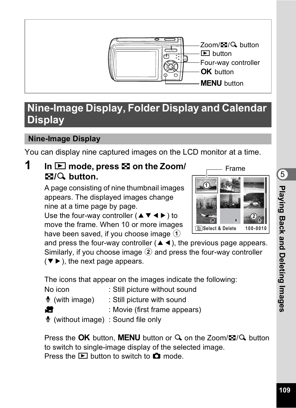 P.109, P.109) | Pentax M40 User Manual | Page 111 / 192