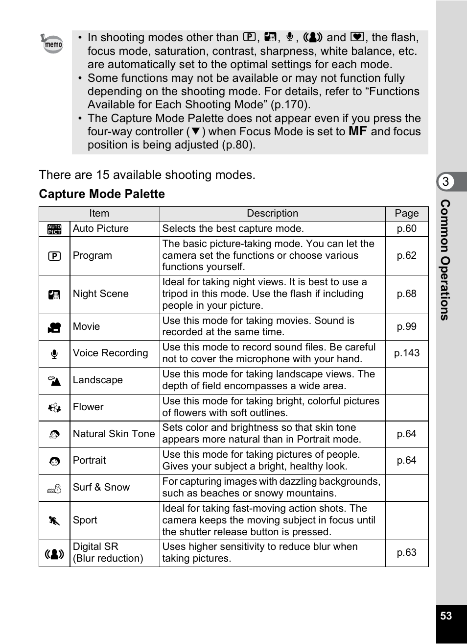 Pentax M40 User Manual | Page 55 / 192