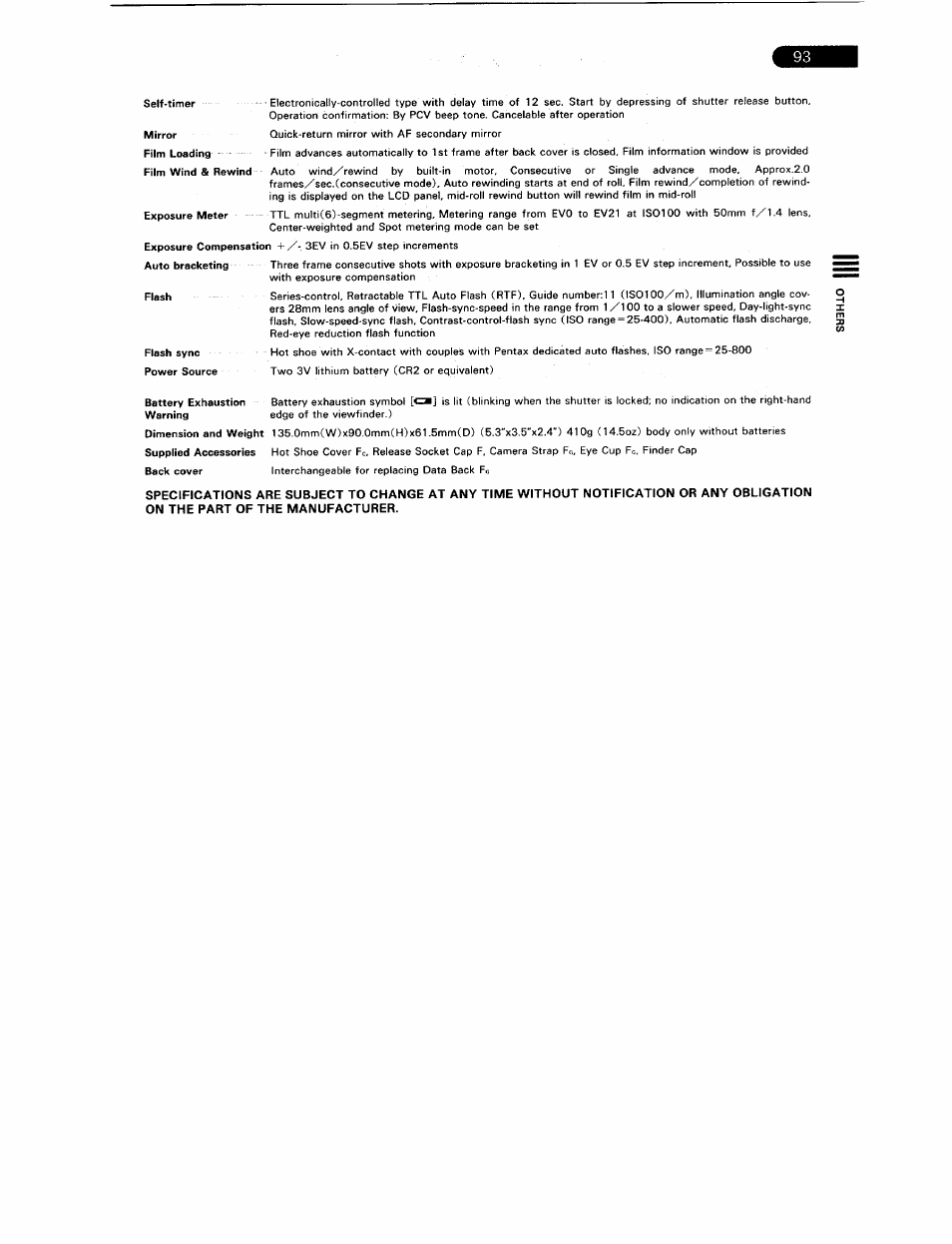 Pentax ZX-5N User Manual | Page 97 / 102