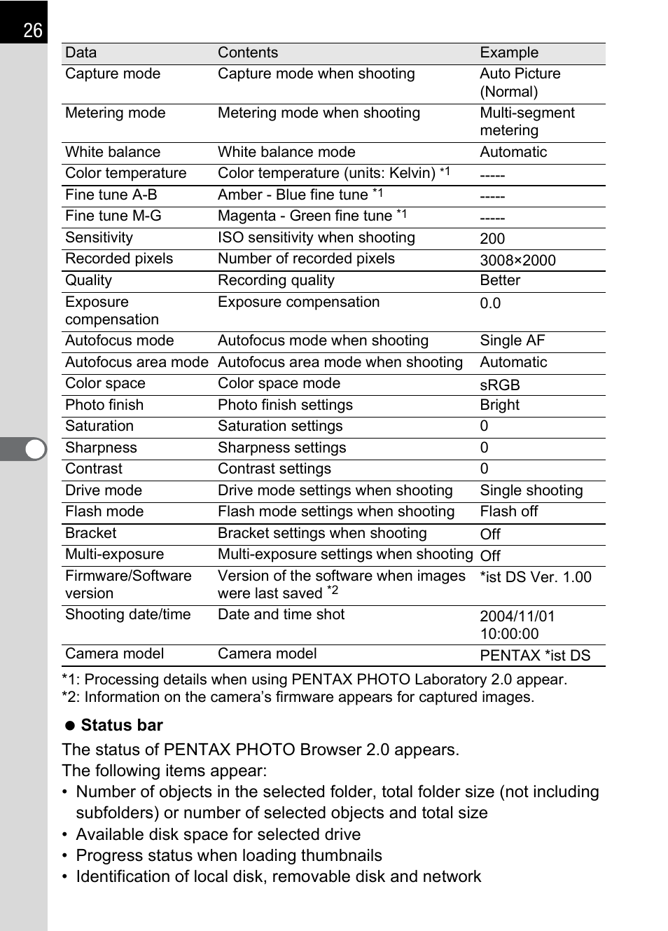 Pentax Browser 2.0 User Manual | Page 28 / 104