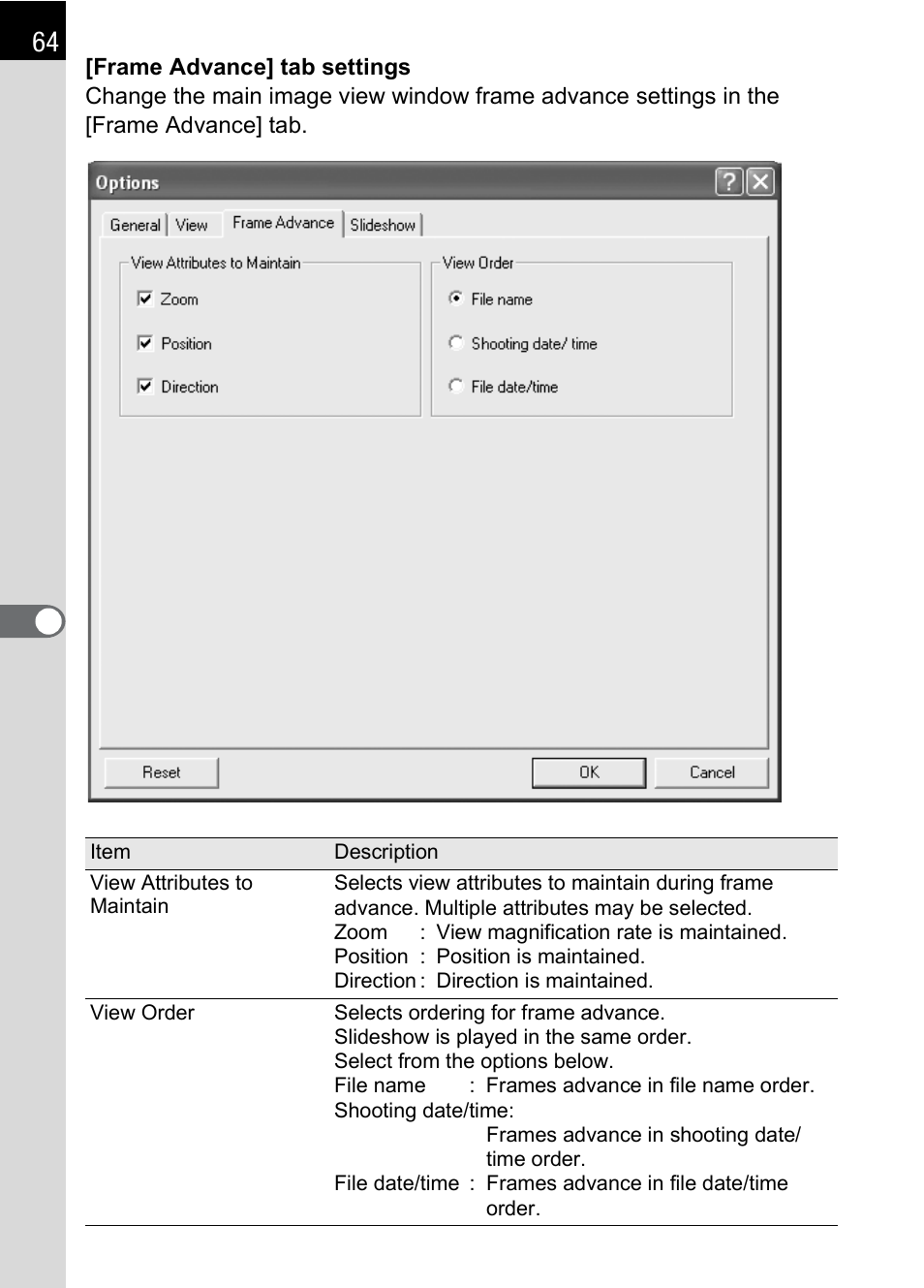 Pentax Browser 2.0 User Manual | Page 66 / 104