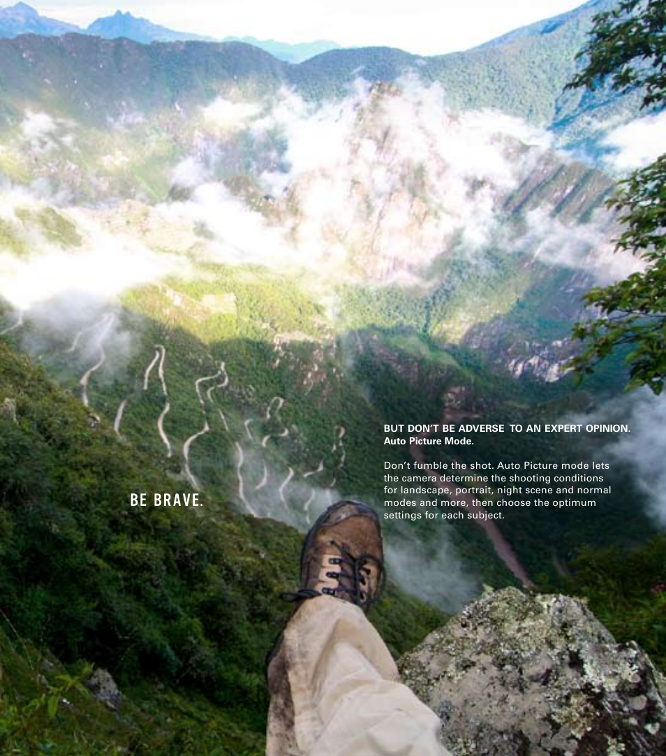 Be brave | Pentax OptioV20 User Manual | Page 3 / 13