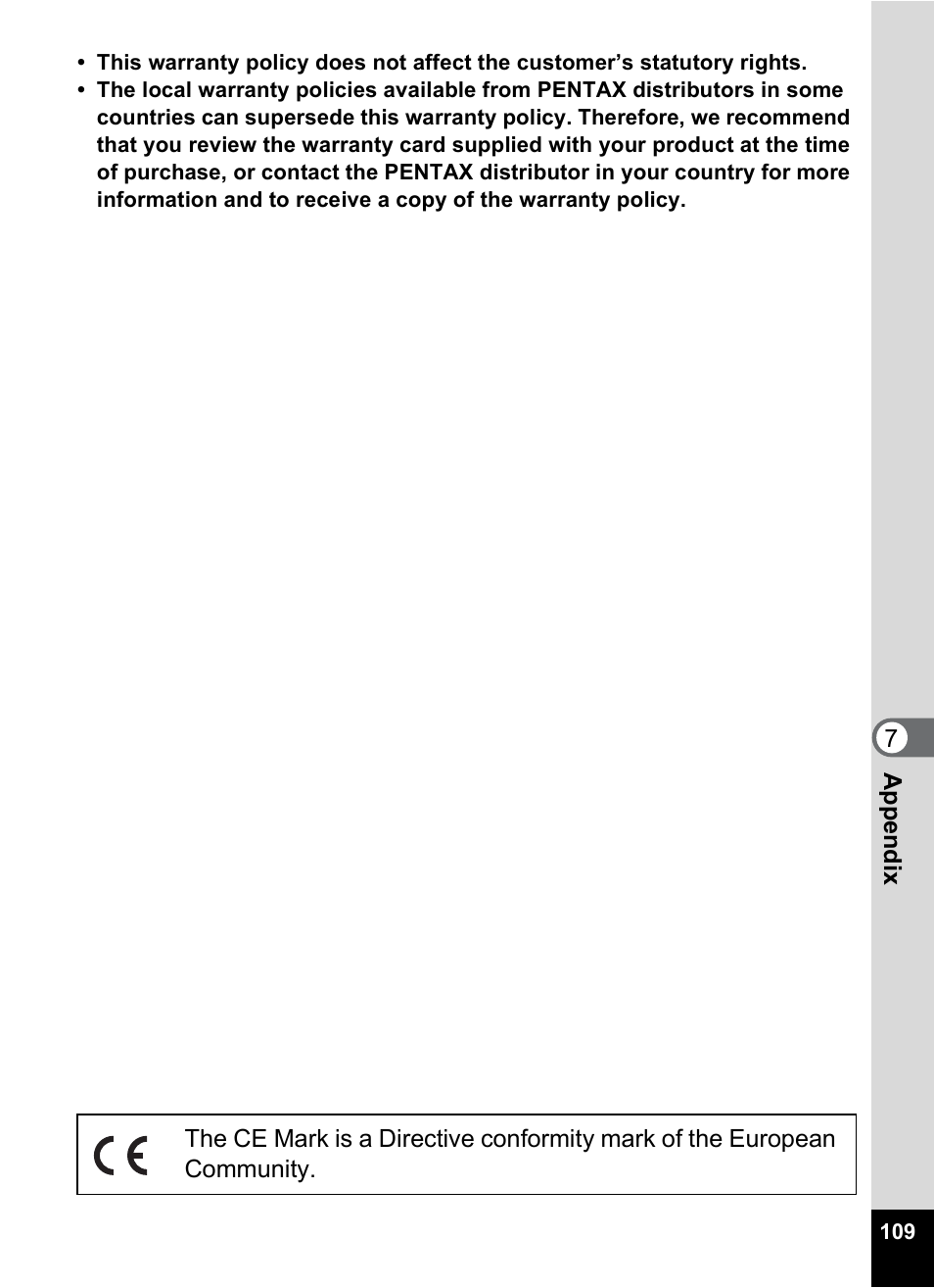 Pentax 30 User Manual | Page 111 / 116