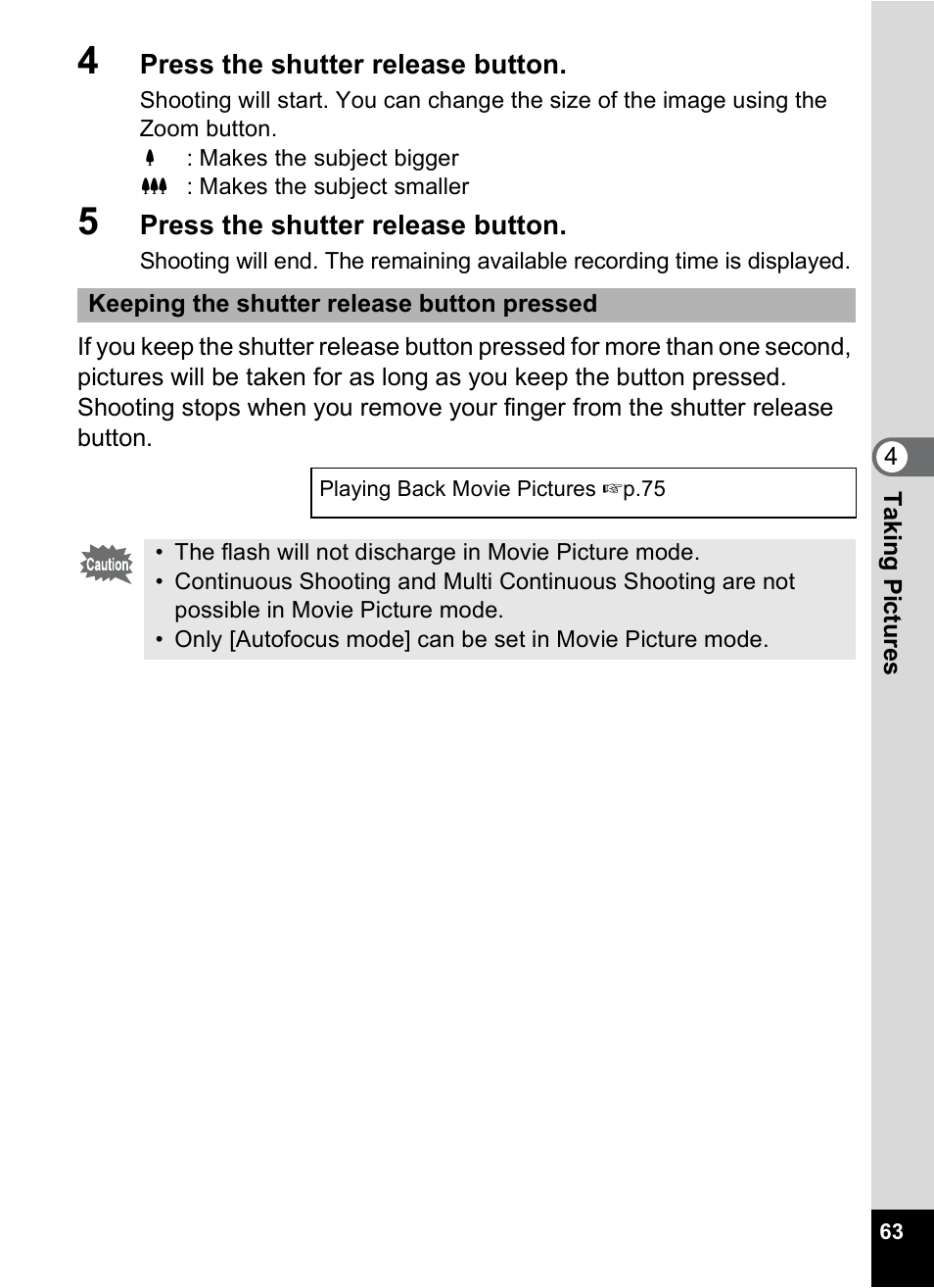Pentax 30 User Manual | Page 65 / 116