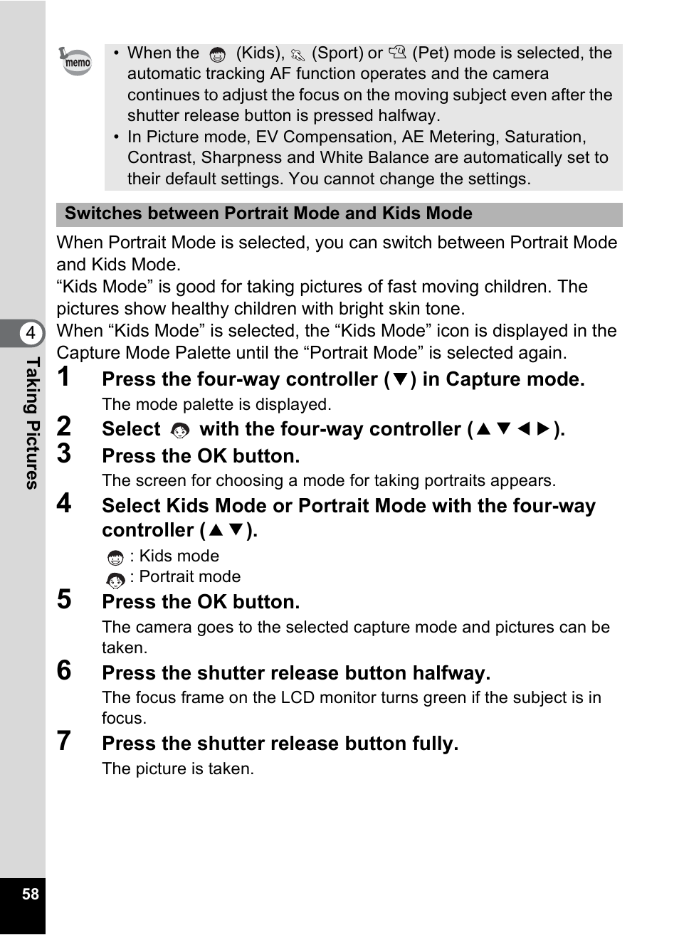 Pentax Optios7 User Manual | Page 60 / 192