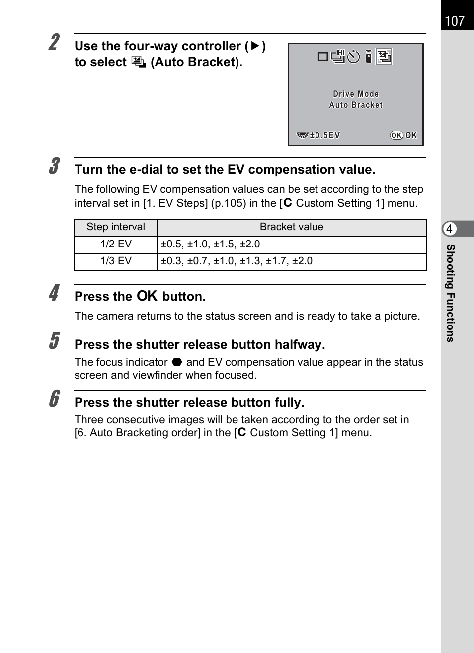 Pentax K-m/K2000 User Manual | Page 109 / 280