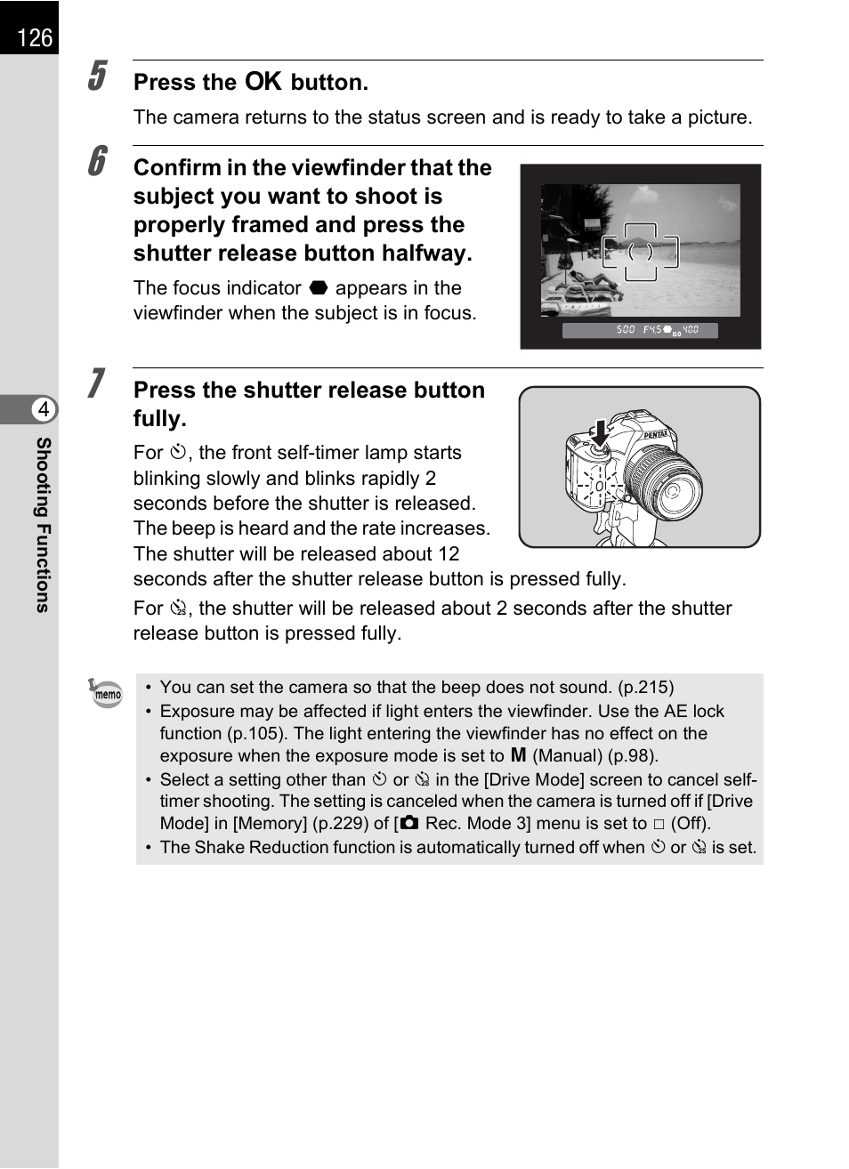 Pentax K-m/K2000 User Manual | Page 128 / 280
