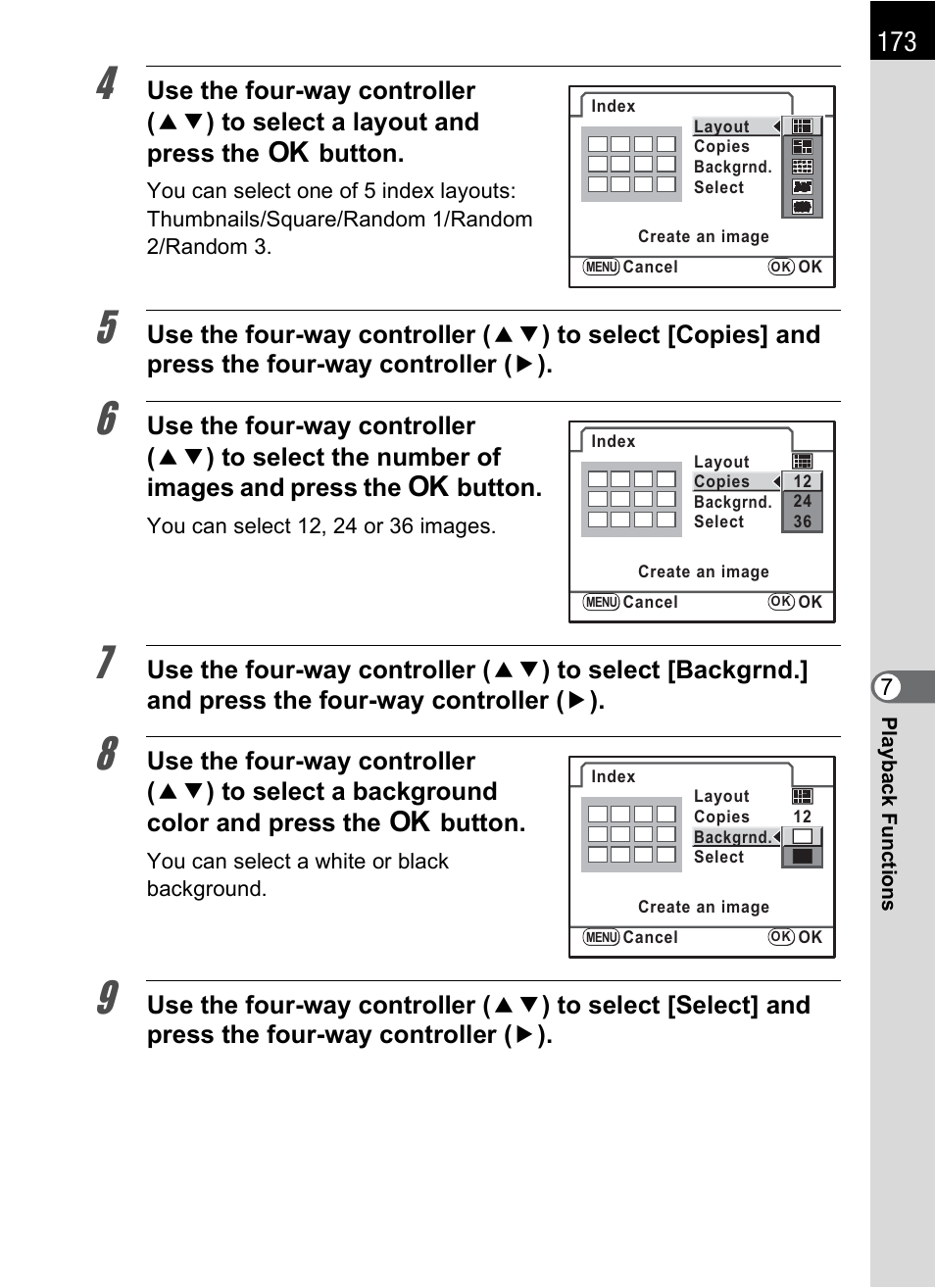 Pentax K-m/K2000 User Manual | Page 175 / 280