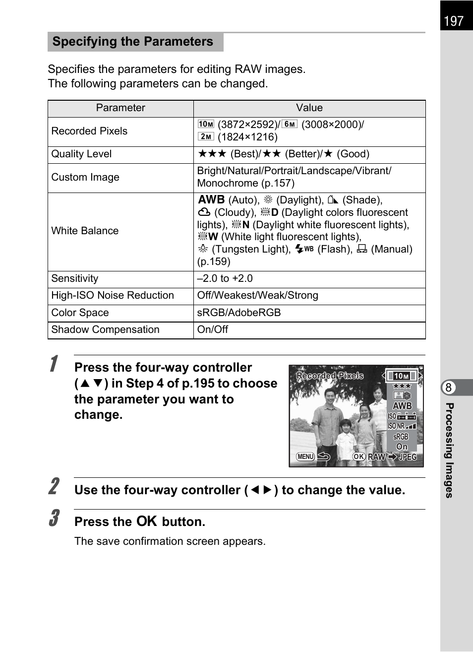 Pentax K-m/K2000 User Manual | Page 199 / 280