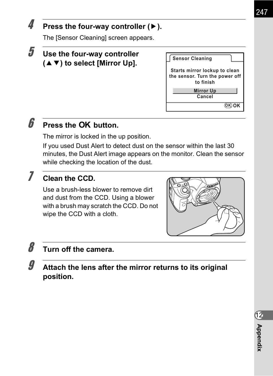 Pentax K-m/K2000 User Manual | Page 249 / 280