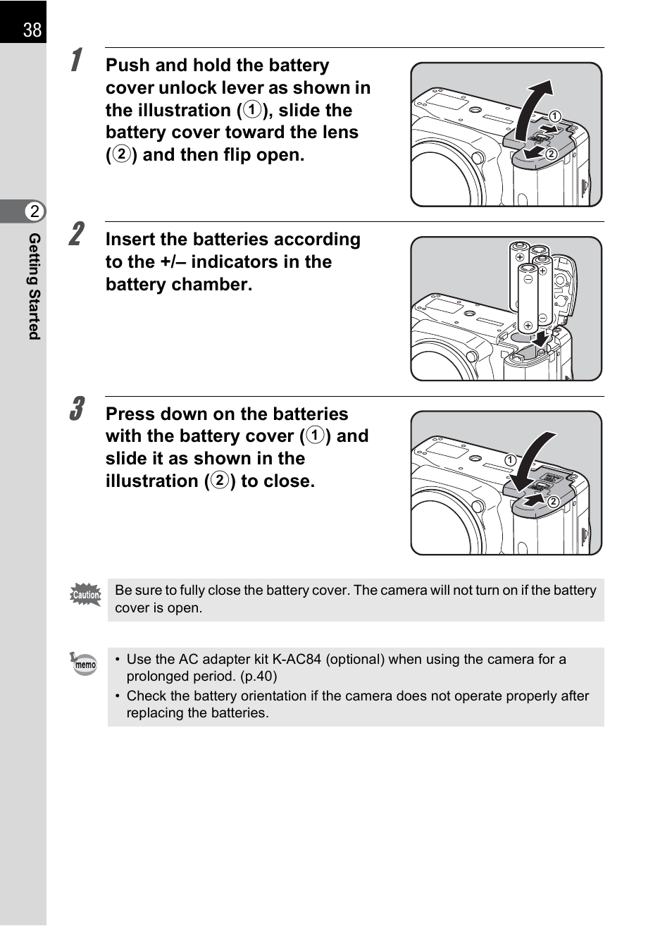 Pentax K-m/K2000 User Manual | Page 40 / 280
