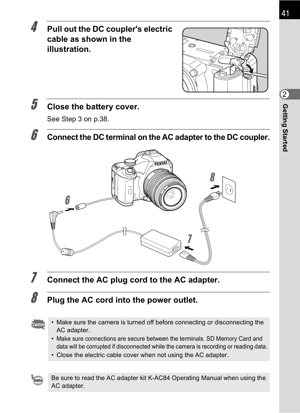 Pentax K-m/K2000 User Manual | Page 43 / 280