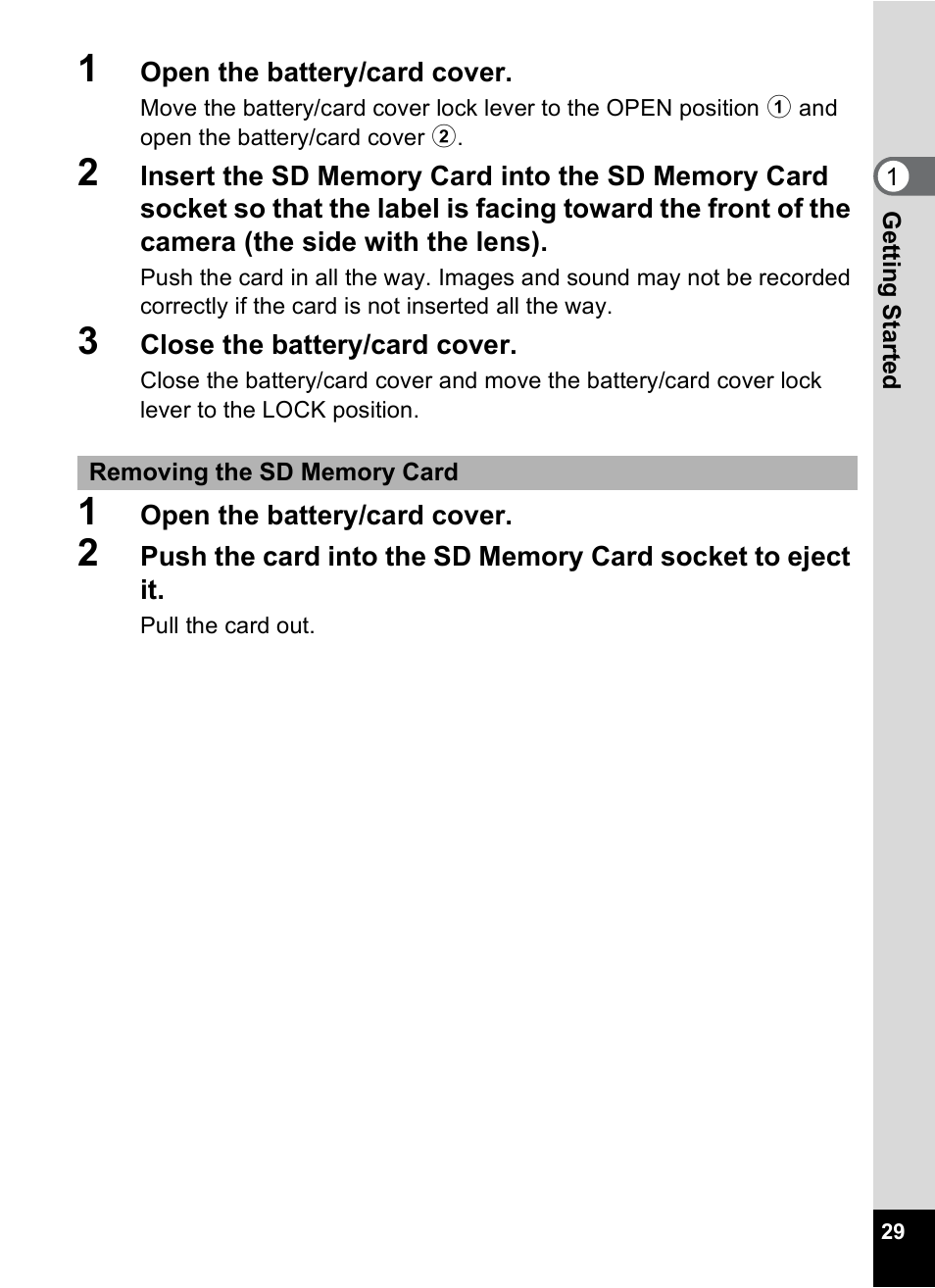 Pentax Optio M50 User Manual | Page 31 / 212