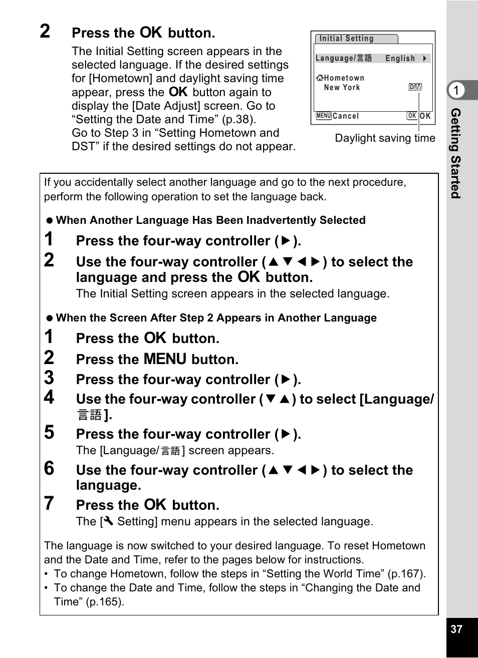 Pentax Optio M50 User Manual | Page 39 / 212