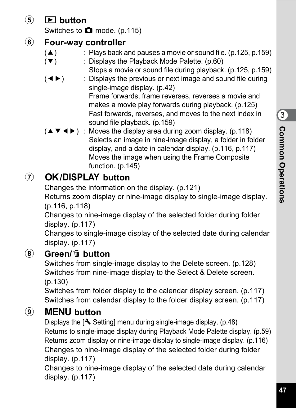 Pentax Optio M50 User Manual | Page 49 / 212