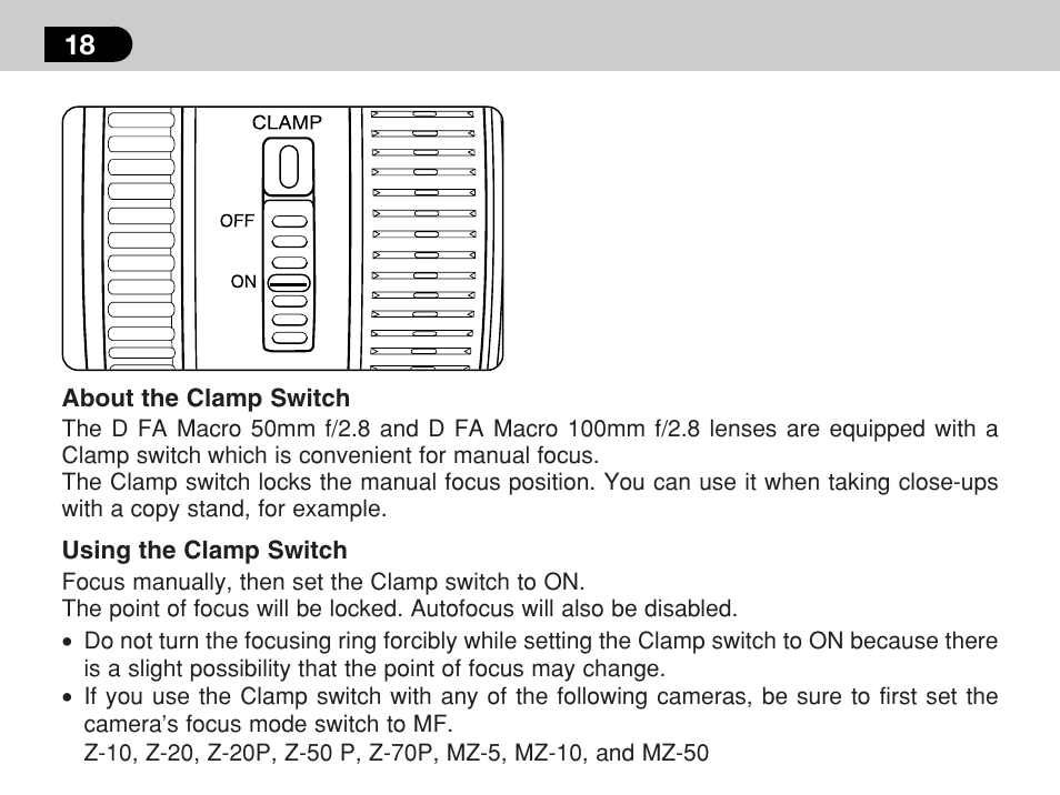 Pentax -D User Manual | Page 20 / 28