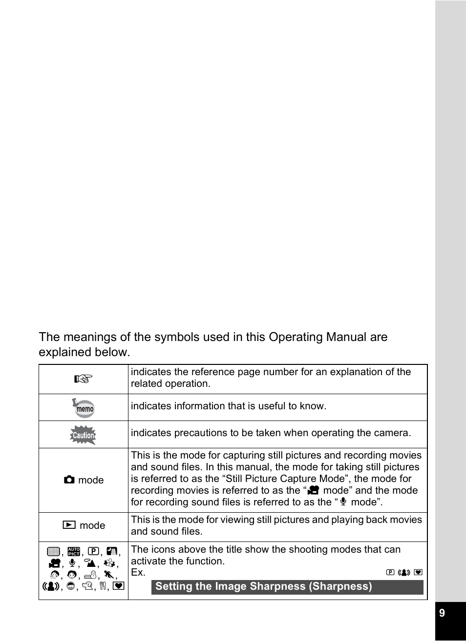 Pentax Optio V10 User Manual | Page 11 / 192