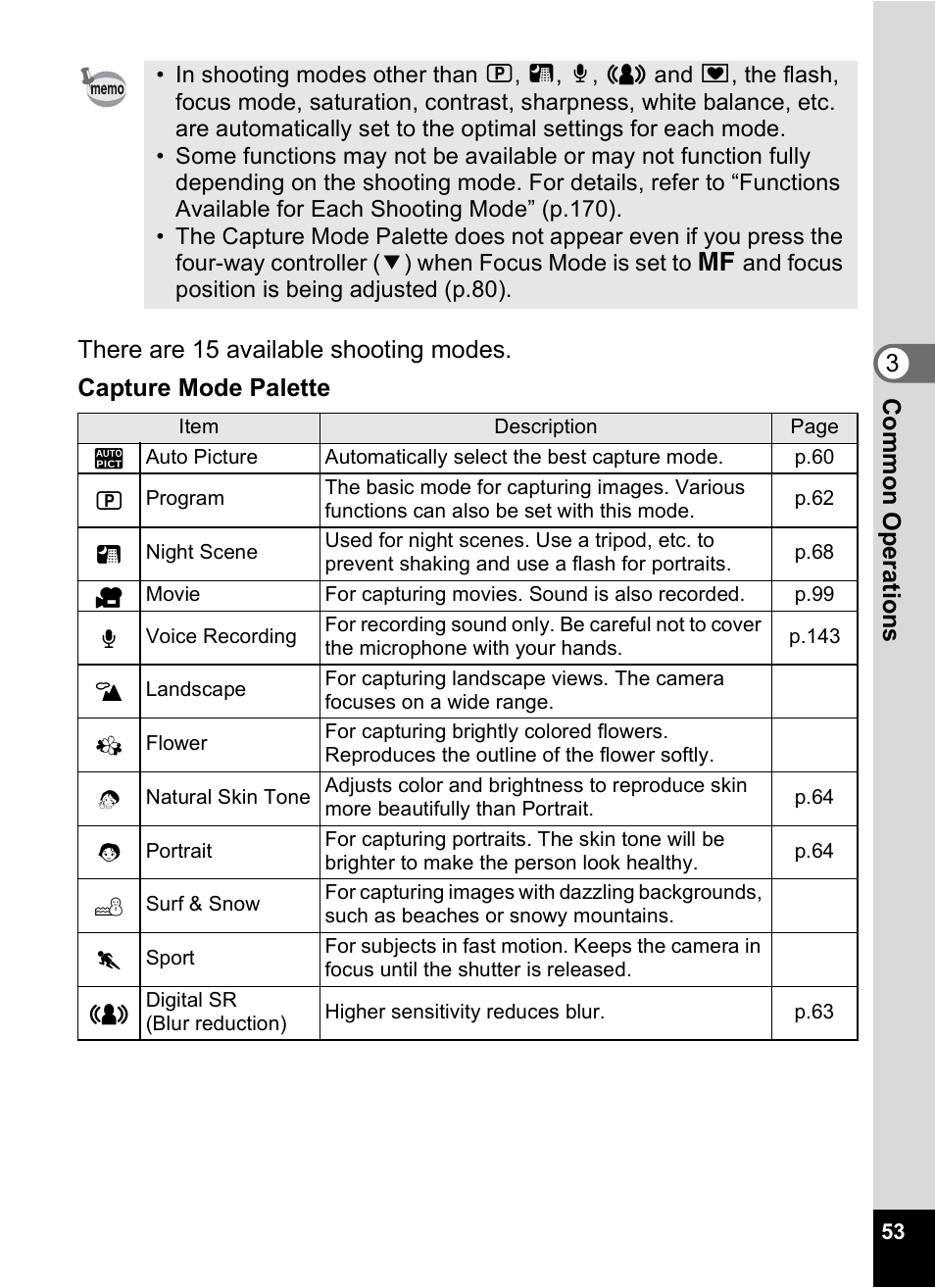 Pentax Optio V10 User Manual | Page 55 / 192