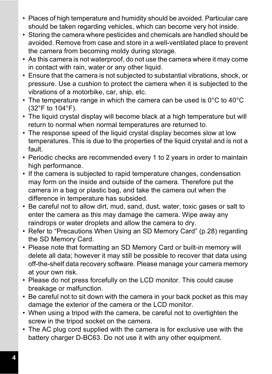 Pentax Optio V10 User Manual | Page 6 / 192