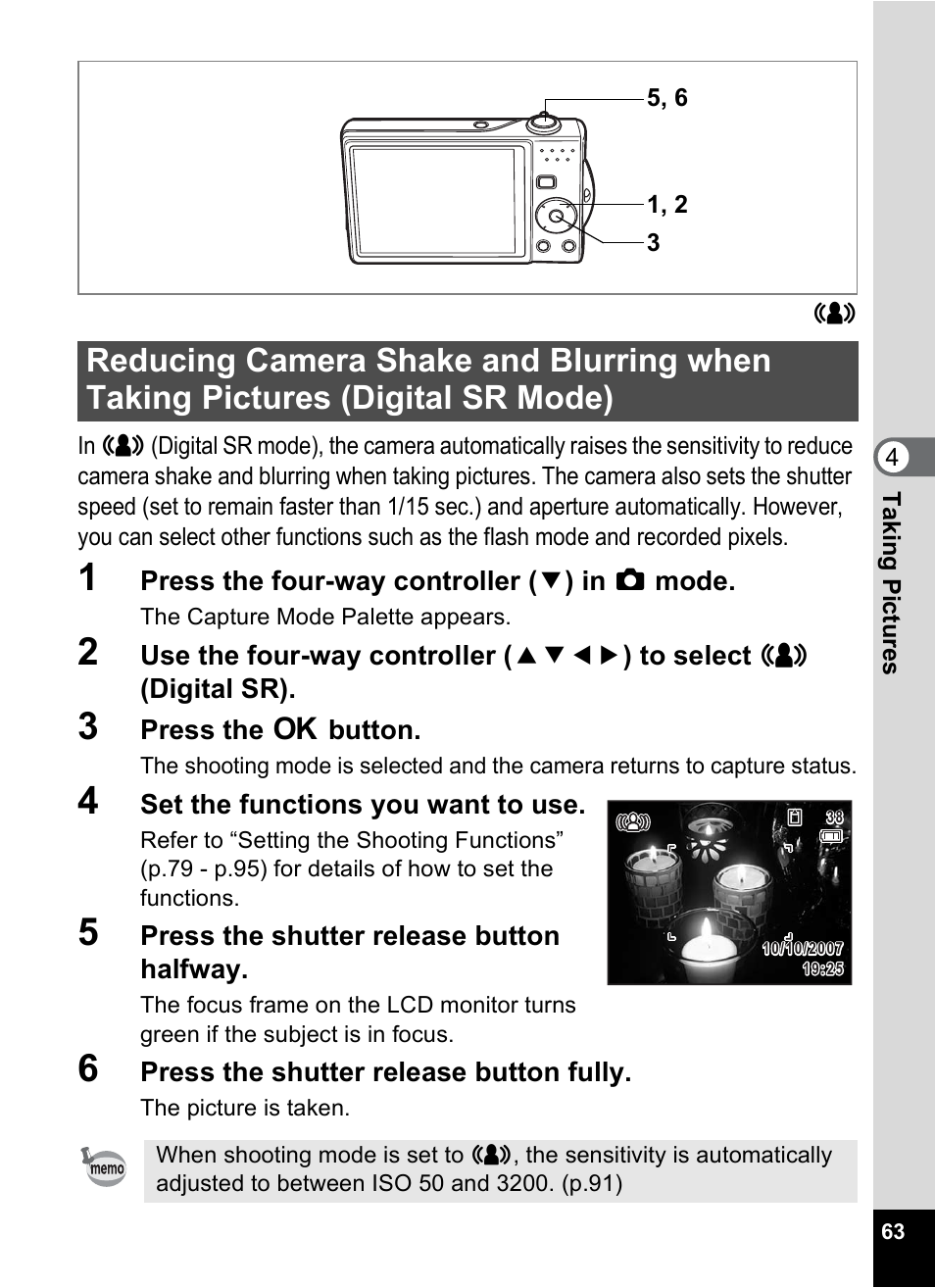 P.63 | Pentax Optio V10 User Manual | Page 65 / 192