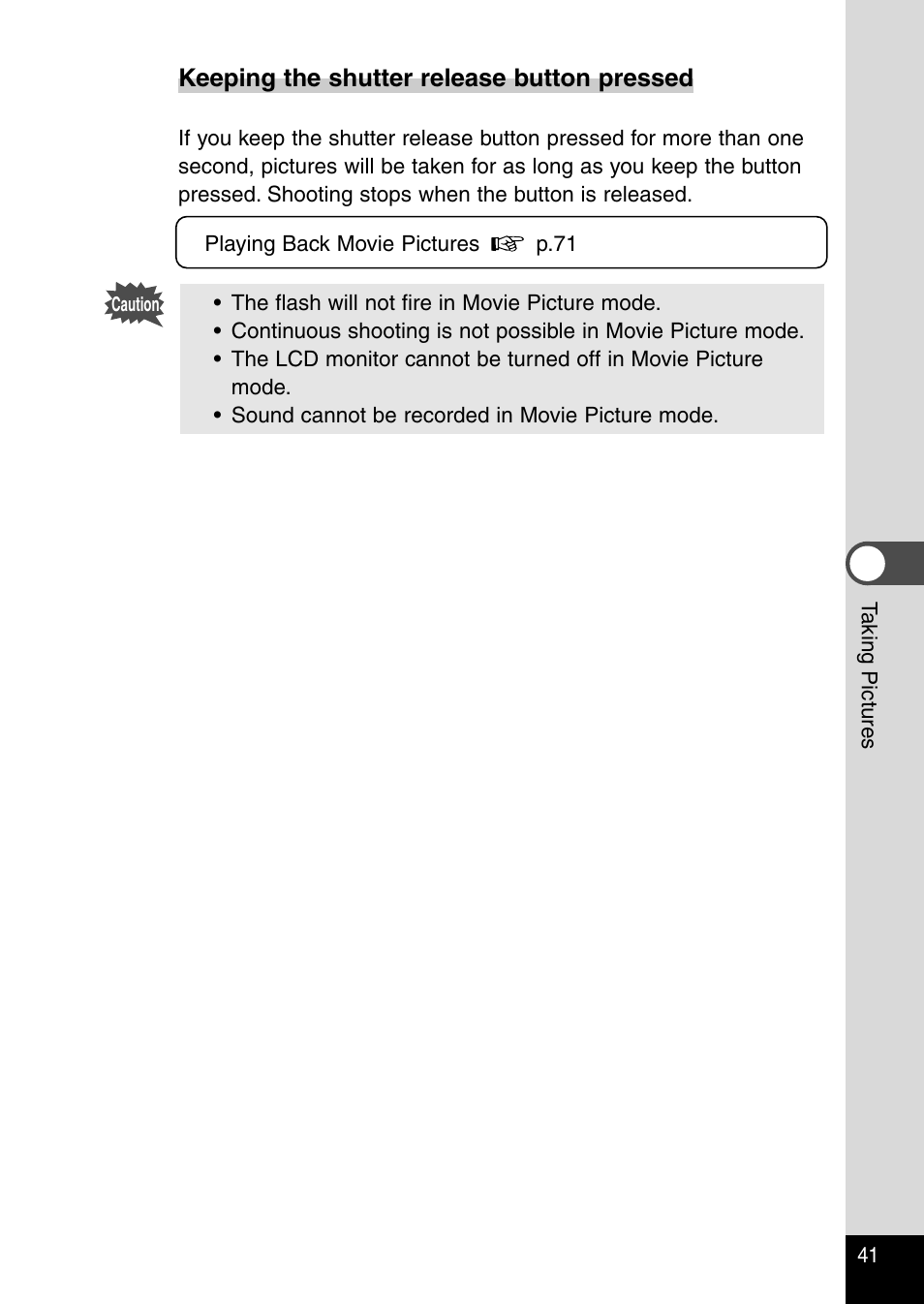 Pentax Optio 230 User Manual | Page 43 / 124