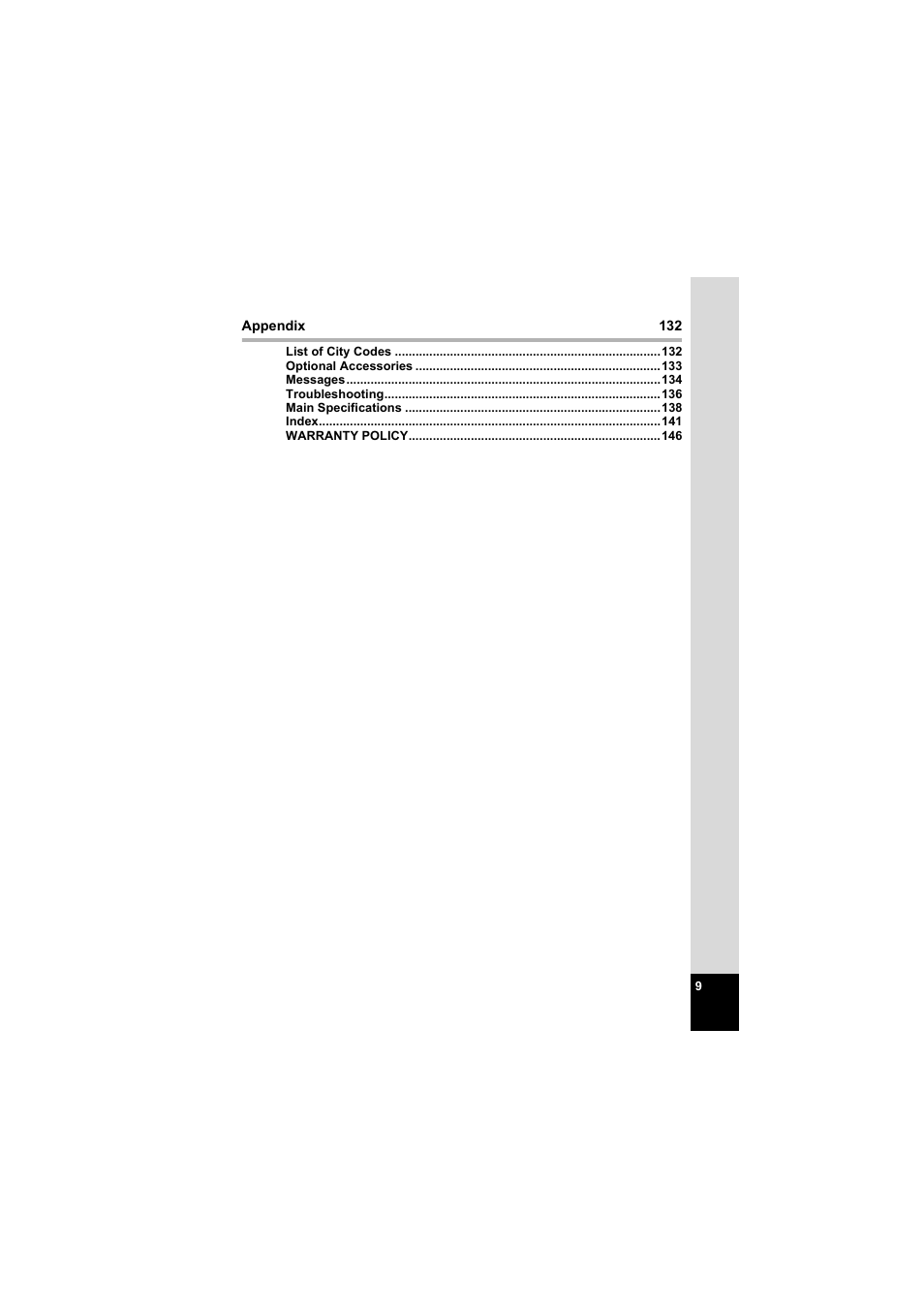 Pentax Model Optio S60 User Manual | Page 11 / 156