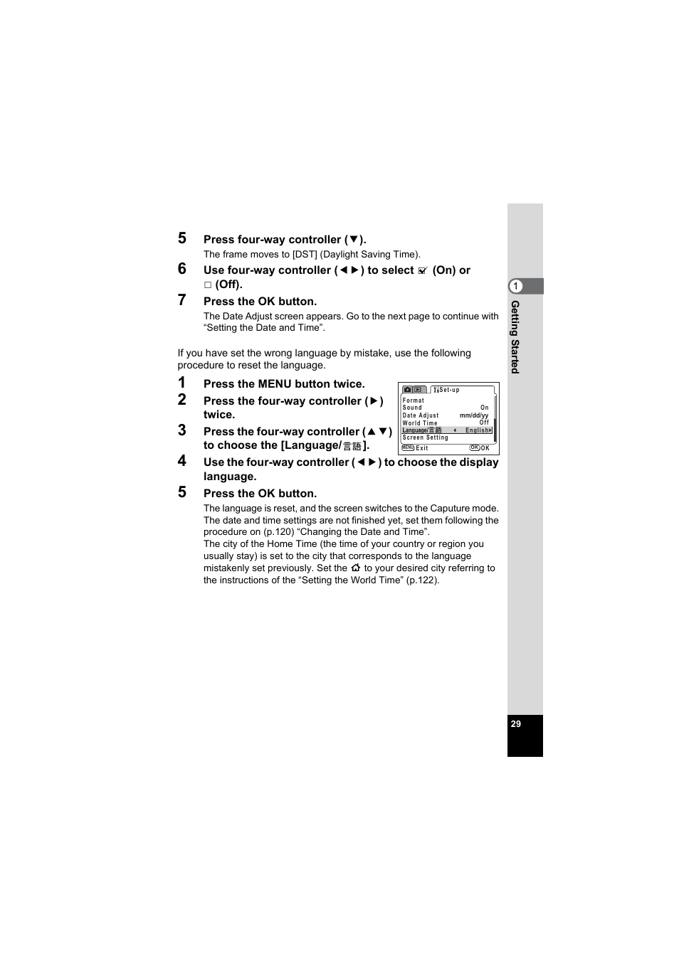 Pentax Model Optio S60 User Manual | Page 31 / 156